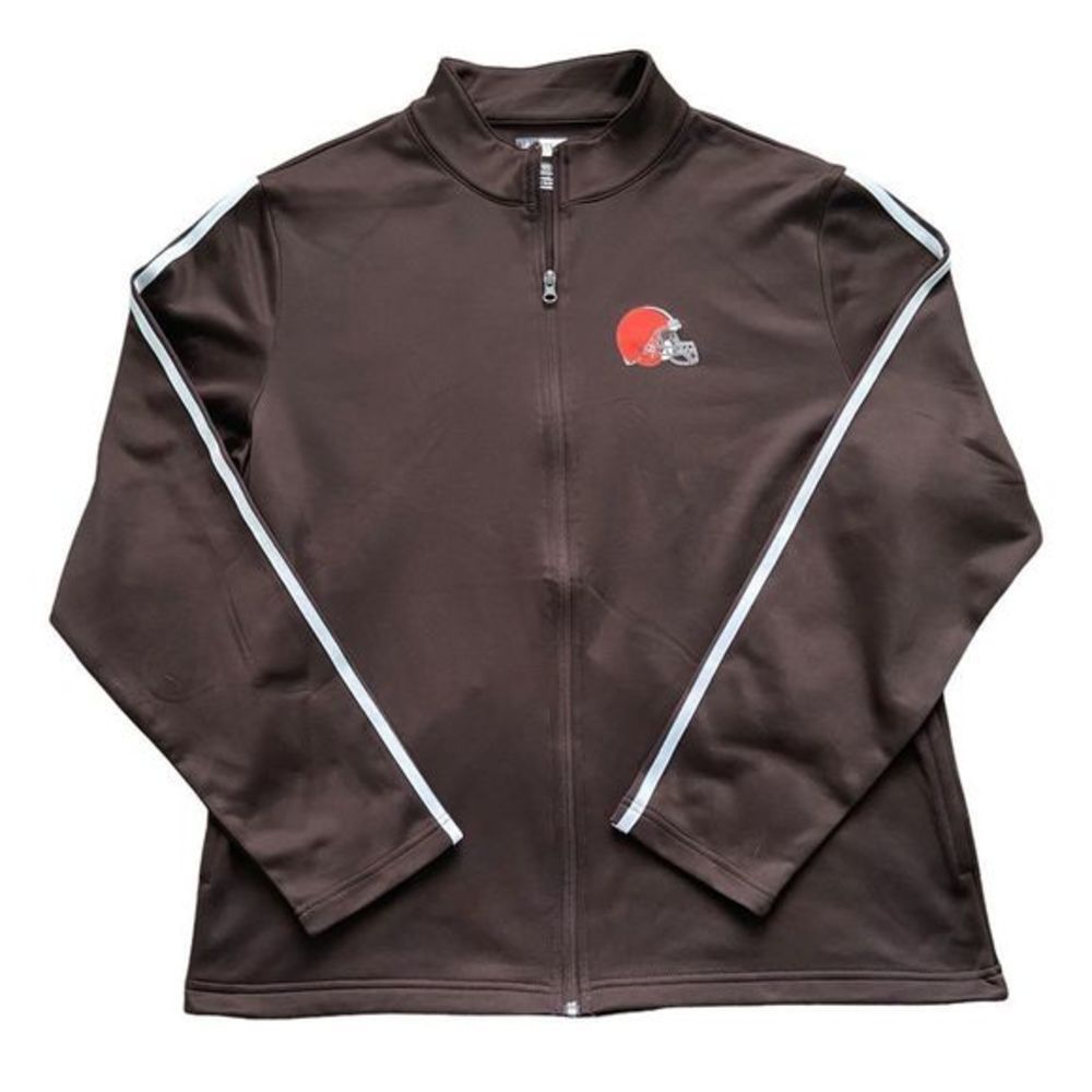 Cleveland Browns‎ 1/2 Zip NFL Team Apparel Jacket Size Large